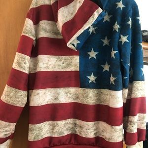 American flag hoodie